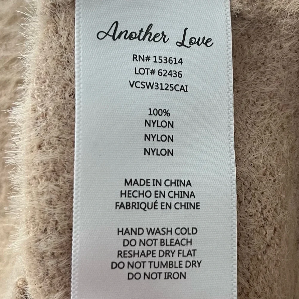 Another Love Finley Fuzzy Knit Sweater Chai - Picture 8 of 10